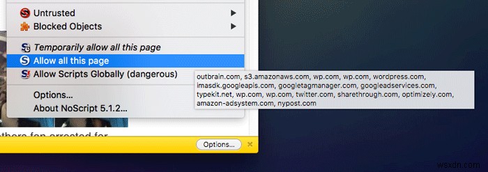 Cách chặn Javascript xâm nhập trên Chrome và Firefox 