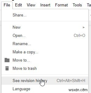 Cách xem và hoàn nguyên các thay đổi được thực hiện trong Google Documents 