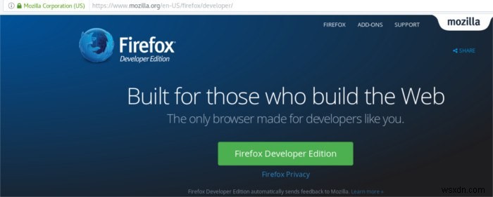 Cách cài đặt phiên bản dành cho nhà phát triển Firefox trong Linux 