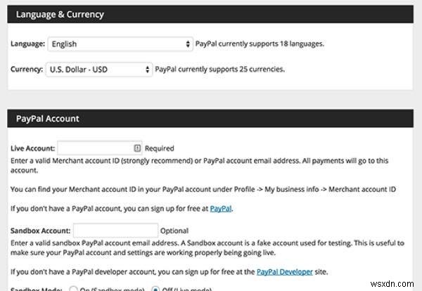 Cách tích hợp thanh toán PayPal vào trang web WordPress của bạn 
