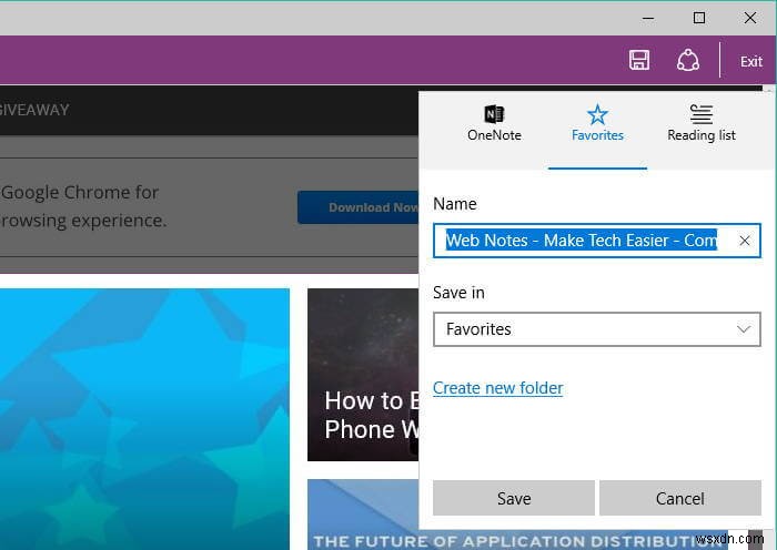 Cách chụp ảnh màn hình trang web trong Microsoft Edge 