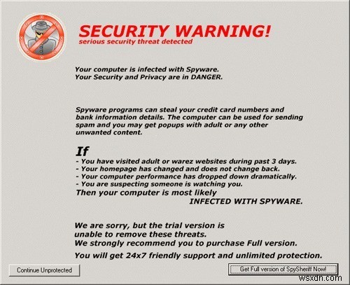 Scareware Scam là gì và cách bảo vệ bản thân 