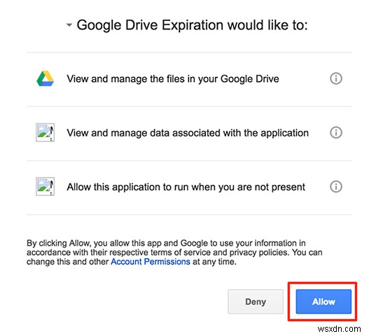 Cách đặt ngày hết hạn cho các liên kết chia sẻ trên Google Drive 
