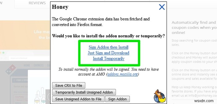 Sử dụng Tiện ích mở rộng của Chrome trong Firefox và Opera 