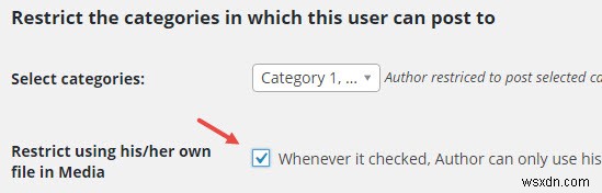 Giới hạn quyền truy cập của tác giả vào danh mục trong WordPress