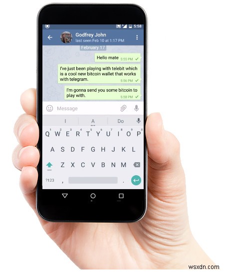 2 cách để gửi bitcoin trên Telegram 
