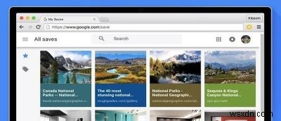 Sử dụng Lưu vào Google và Lưu các trang web vào Tài khoản Google của bạn 