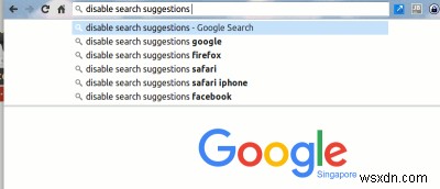 Cách tắt Đề xuất Tìm kiếm trong Chrome và Safari 