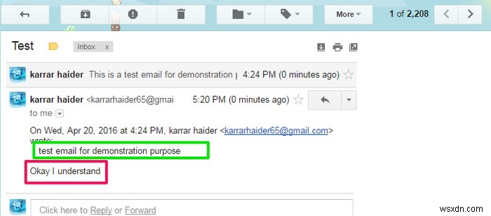Cách trả lời chỉ một cụm từ cụ thể trong Gmail 