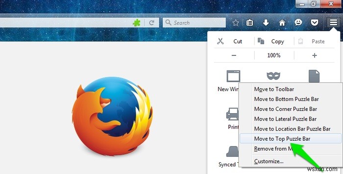 Dễ dàng khôi phục thanh biểu tượng Firefox của bạn 