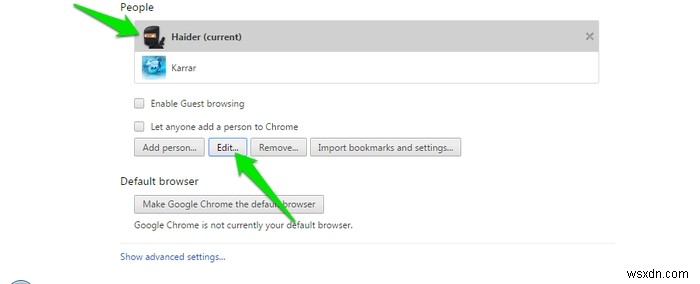 Chuyển nhanh hồ sơ người dùng trong Chrome qua phím tắt 