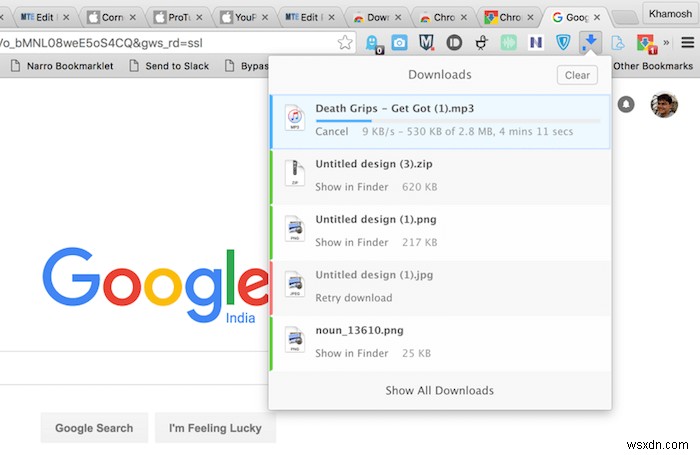 Cách tải Trình quản lý tải xuống kiểu Firefox trong Chrome 