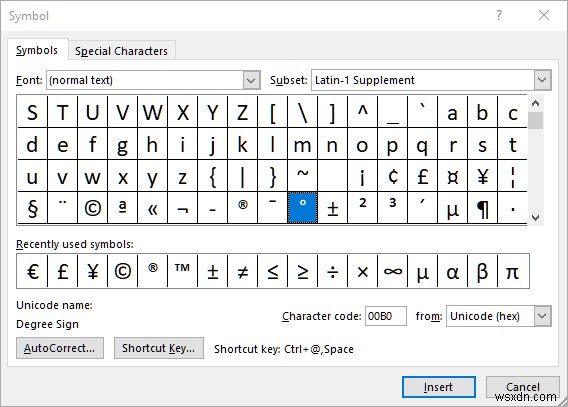 Cách chèn ký hiệu bằng trong Microsoft Word