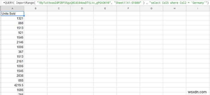 Cách liên kết dữ liệu giữa các bảng tính trong Google Sheets 