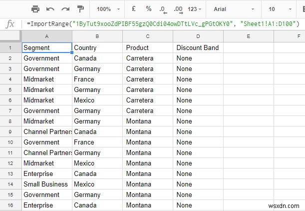 Cách liên kết dữ liệu giữa các bảng tính trong Google Sheets 