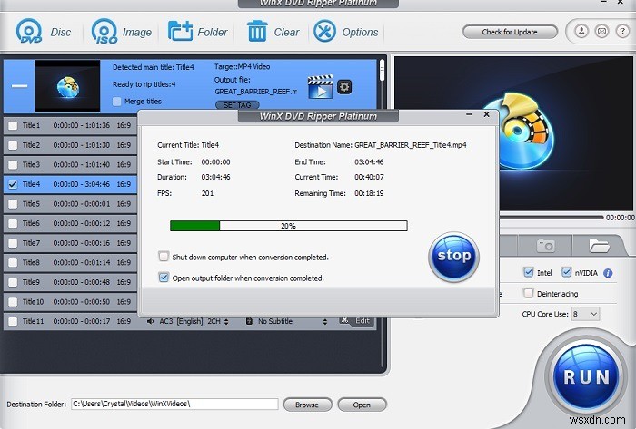 Đánh giá WinX DVD Ripper:Nhanh chóng Rip và Số hóa DVD 