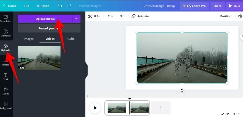 Cách chỉnh sửa video miễn phí bằng Canva 