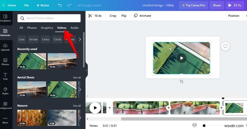 Cách chỉnh sửa video miễn phí bằng Canva 