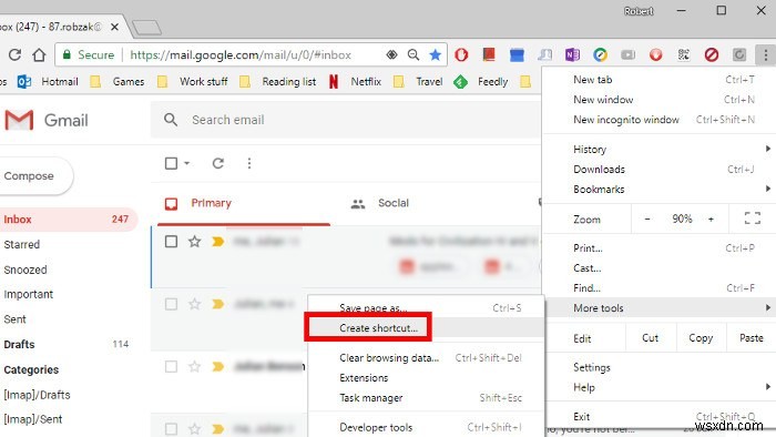 Cách tạo ứng dụng Gmail dành cho máy tính để bàn 
