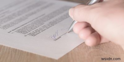 Cách thêm chữ ký bằng văn bản vào Google Documents 