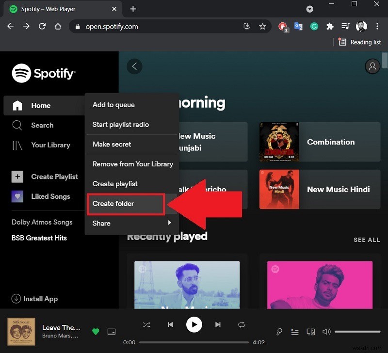 Cách tạo thư mục và quản lý danh sách phát trên Spotify 