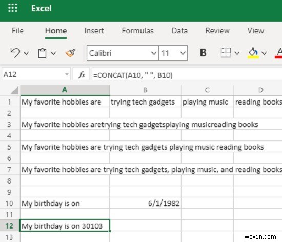 Cách sử dụng hàm kết hợp trong Excel 