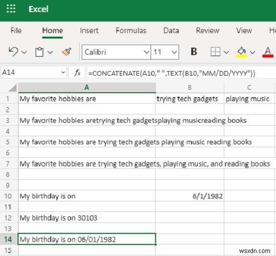 Cách sử dụng hàm kết hợp trong Excel 