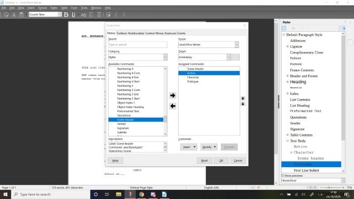 Cách tạo thanh công cụ phù hợp trong LibreOffice để viết tập trung 