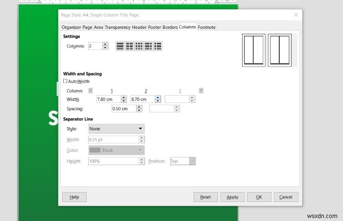 Cách sử dụng kiểu trang để tạo tài liệu tốt hơn trong LibreOffice 