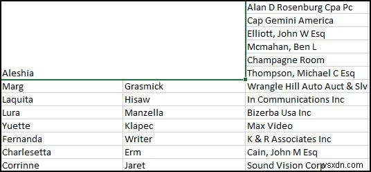 Cách hợp nhất ô, cột và hàng trong Excel 