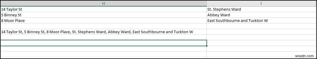 Cách hợp nhất ô, cột và hàng trong Excel 