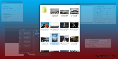 Cách xử lý hàng loạt tệp trong Photoshop 
