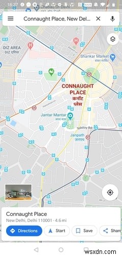 Cách nhận thông báo của Google Maps khi lái xe sai hướng 