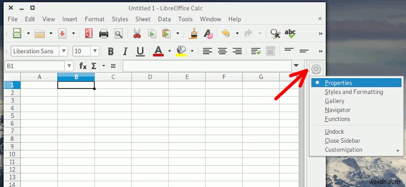 Cách thay đổi phông chữ mặc định trong LibreOffice 