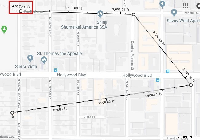 Cách đo khoảng cách giữa hai điểm trong Google Maps 