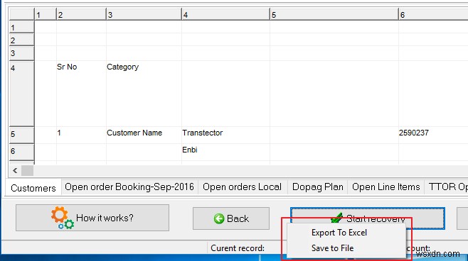 Khôi phục các tệp Excel bị hư hỏng với Hộp công cụ khôi phục dành cho Excel 