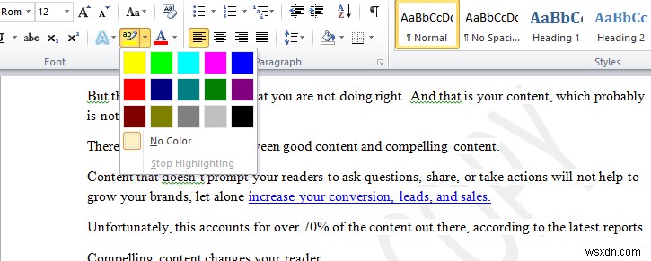 Cách sao chép và dán nhiều lựa chọn văn bản trong Microsoft Word 