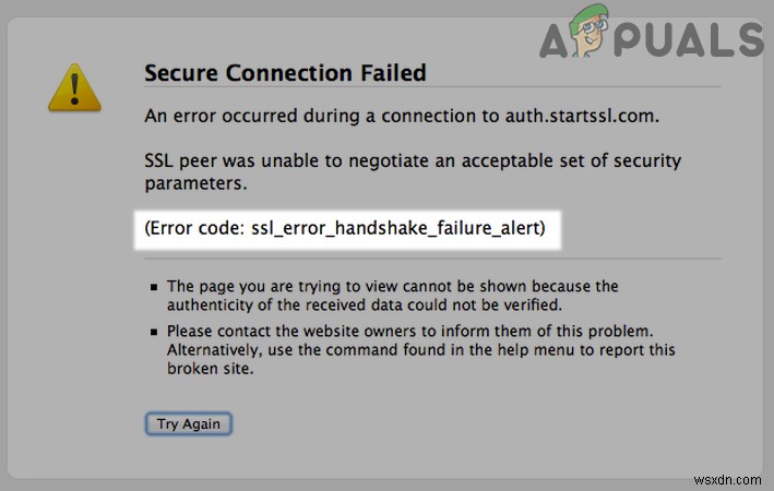 Cách khắc phục “Mã lỗi:ssl_error_handshake_failure_alert” trong Trình duyệt? 