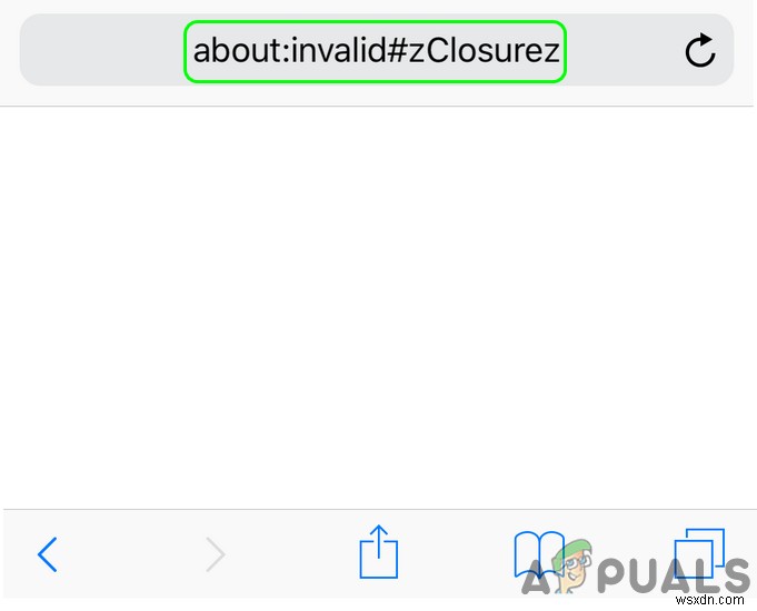 Khắc phục:Lỗi ‘about:không hợp lệ # zClosurez’ trên trình duyệt 