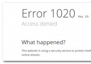 Lỗi CloudFlare 1020 Quyền truy cập bị từ chối:Đó là gì và Cách khắc phục? 
