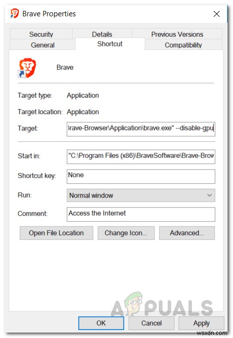 [FIX] Brave Browser sẽ không bắt đầu 