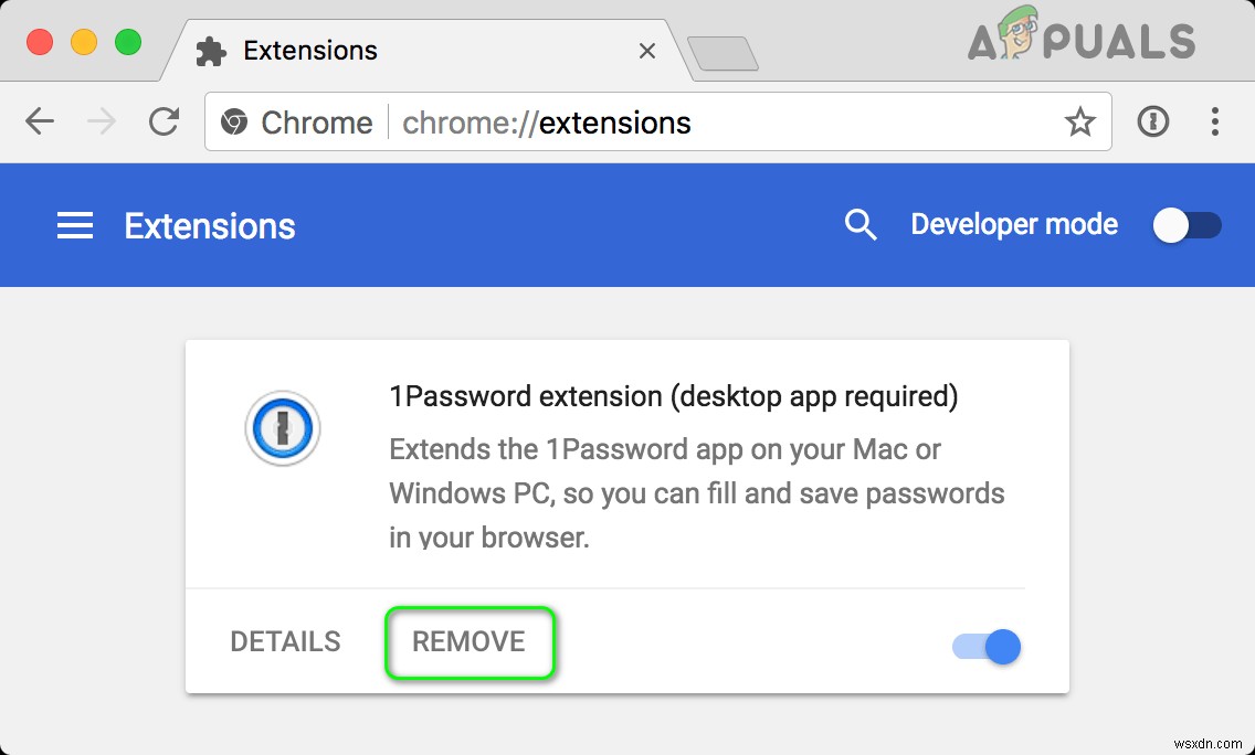 1Password Tiện ích mở rộng Chrome không hoạt động [SOLVED] 