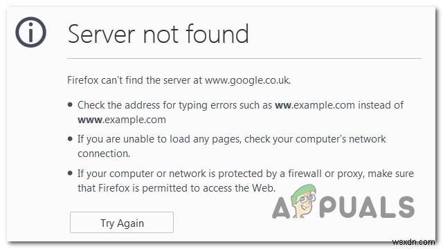 Lỗi không tìm thấy máy chủ trên Firefox? Khắc phục sự cố bằng các bước sau 