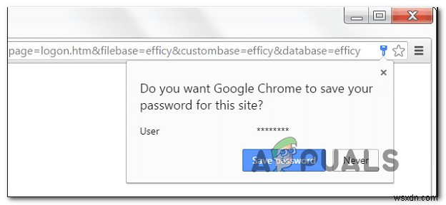 Khắc phục:Google Chrome không lưu mật khẩu 