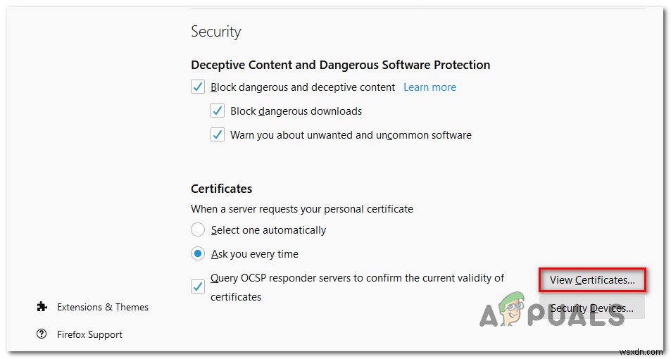 Khắc phục:Sec_Error_Cert_Signature_Algorithm_Disabled 