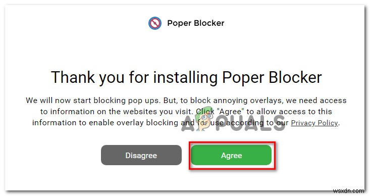 Khắc phục:uBlock Origin đã ngăn không cho tải trang sau 