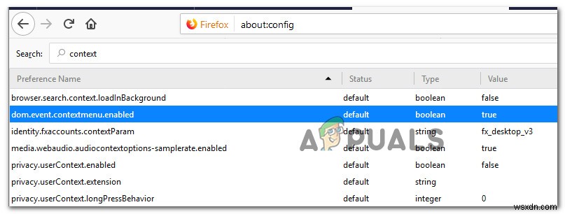 Khắc phục:Nhấp chuột phải không hoạt động trên Firefox 