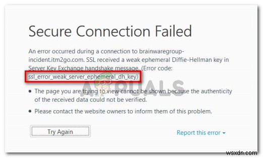 Khắc phục:SSL_Error_Weak_Server_Ephemeral_Dh_Key 
