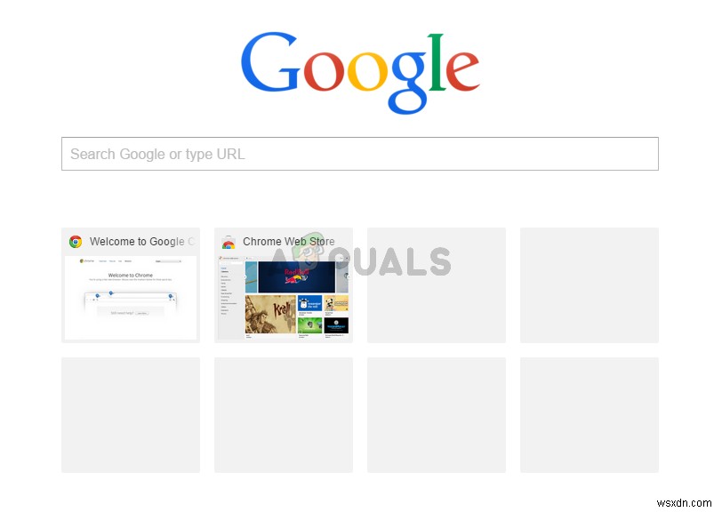 Khắc phục:Hình thu nhỏ được truy cập nhiều nhất trên Google Chrome không hiển thị 