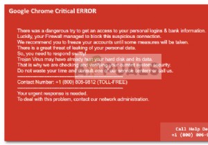 Khắc phục:Lừa đảo cập nhật Chrome nghiêm trọng 